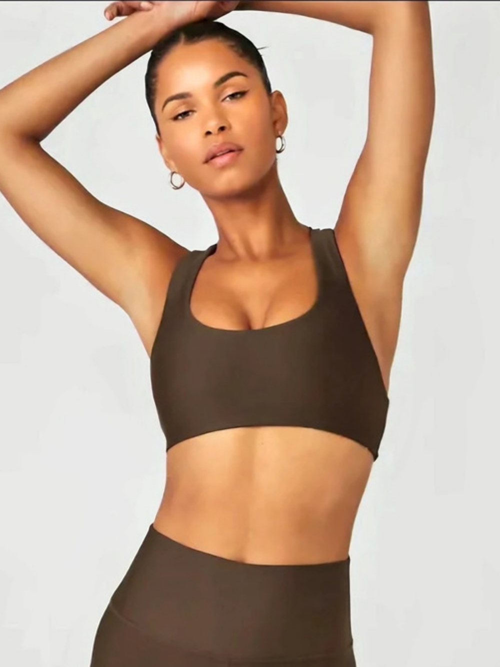 Alo Airlift Advantage Bra Medium In Espresso
